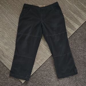 Cabelas Men Causal Grey Black Pants Size 36/30